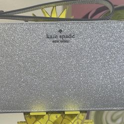 NWOT Kate Spade Lucy Glitter Wristlet