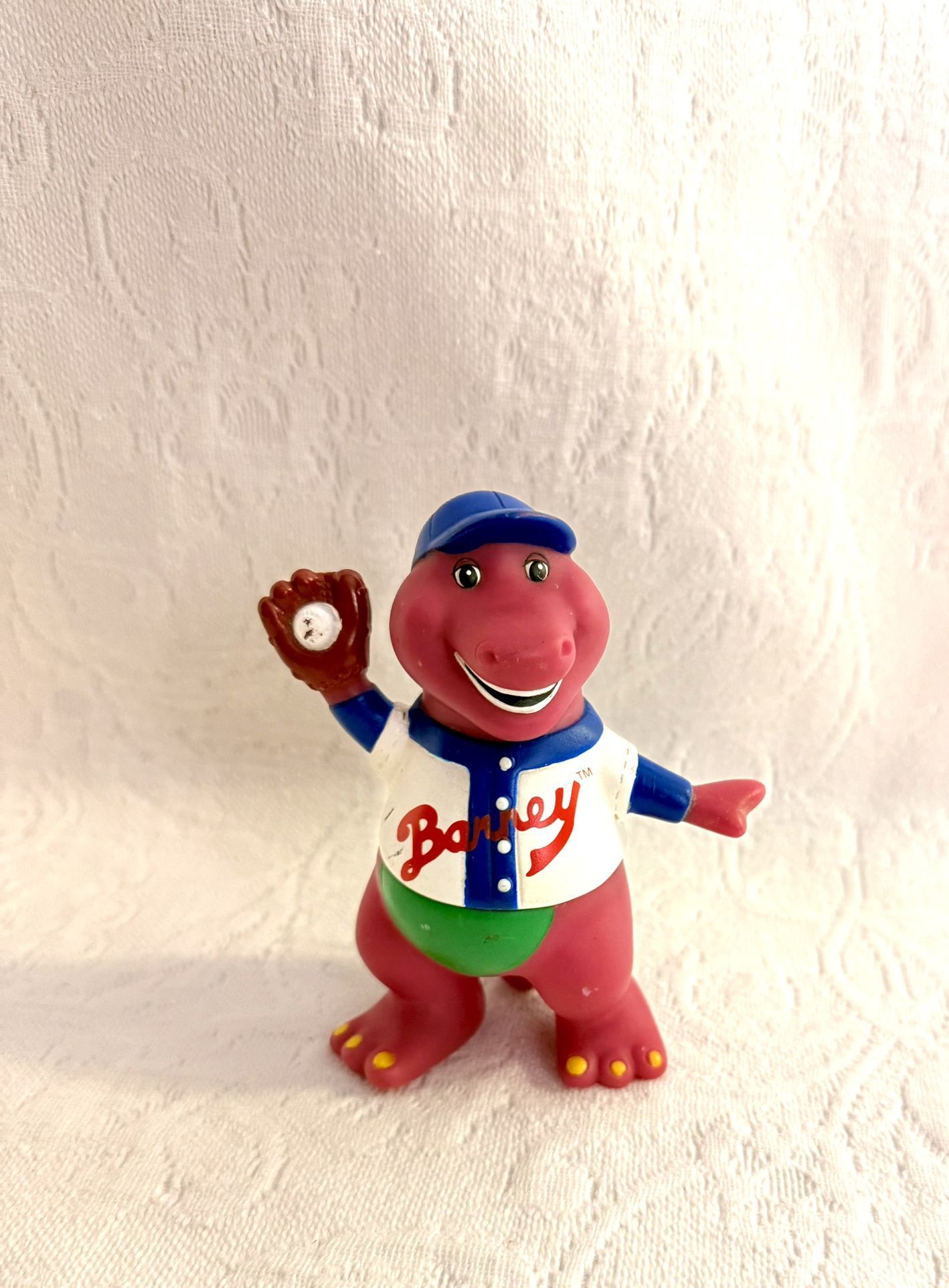 VTG Squeak Toy Sitting Doll/ Barney dinosaur/Eeyore/Kit Fox/1985  Squeaky Lamb Sheep 