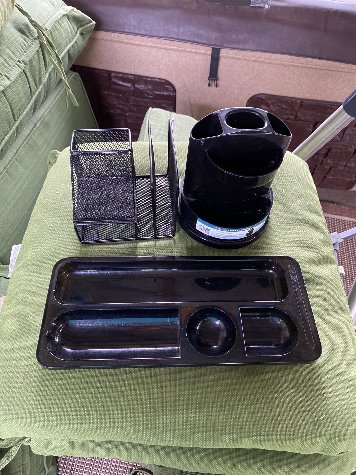 Set of 3 desk organizers