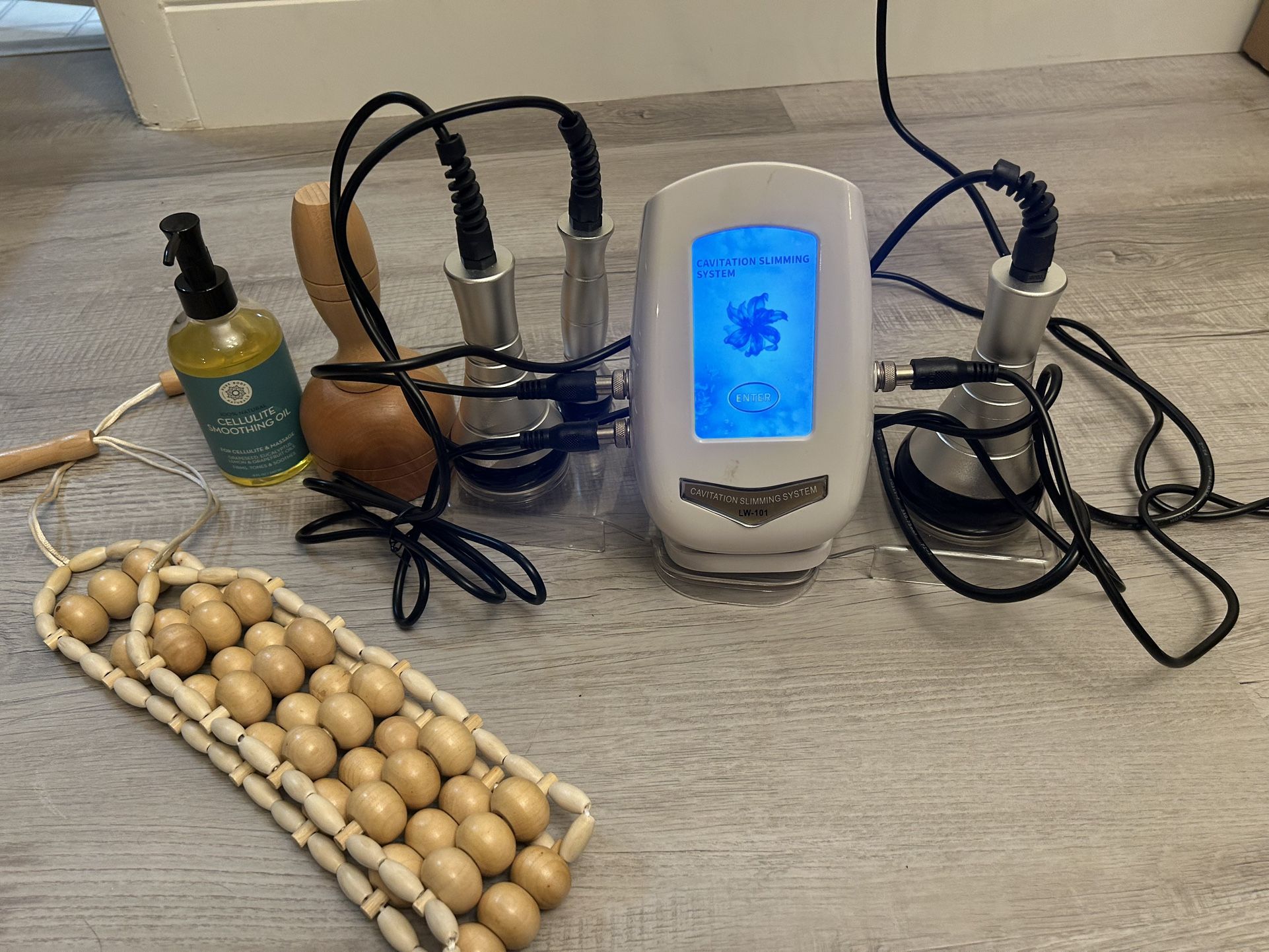Personally Size Ultrasonic Cavitation / Wooden Therapy/ Oil