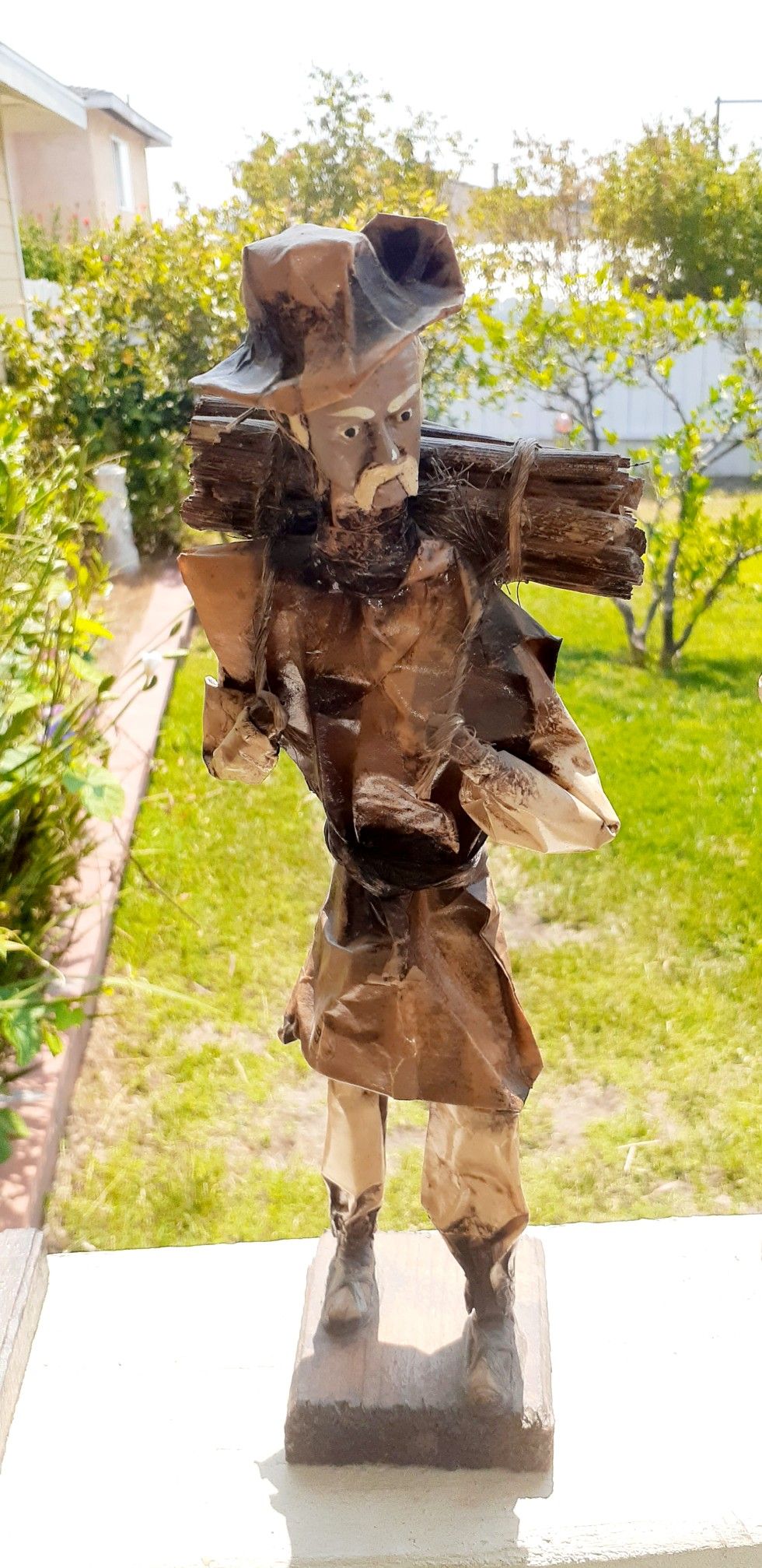 Vintage Mexican Paper Mache Doll