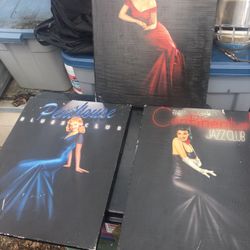 Set of canvas paintings all for only $20