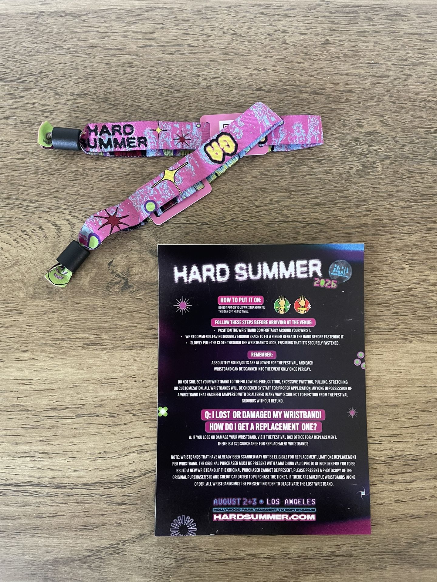 Two Hard Summer Tickets General Admission Two Day