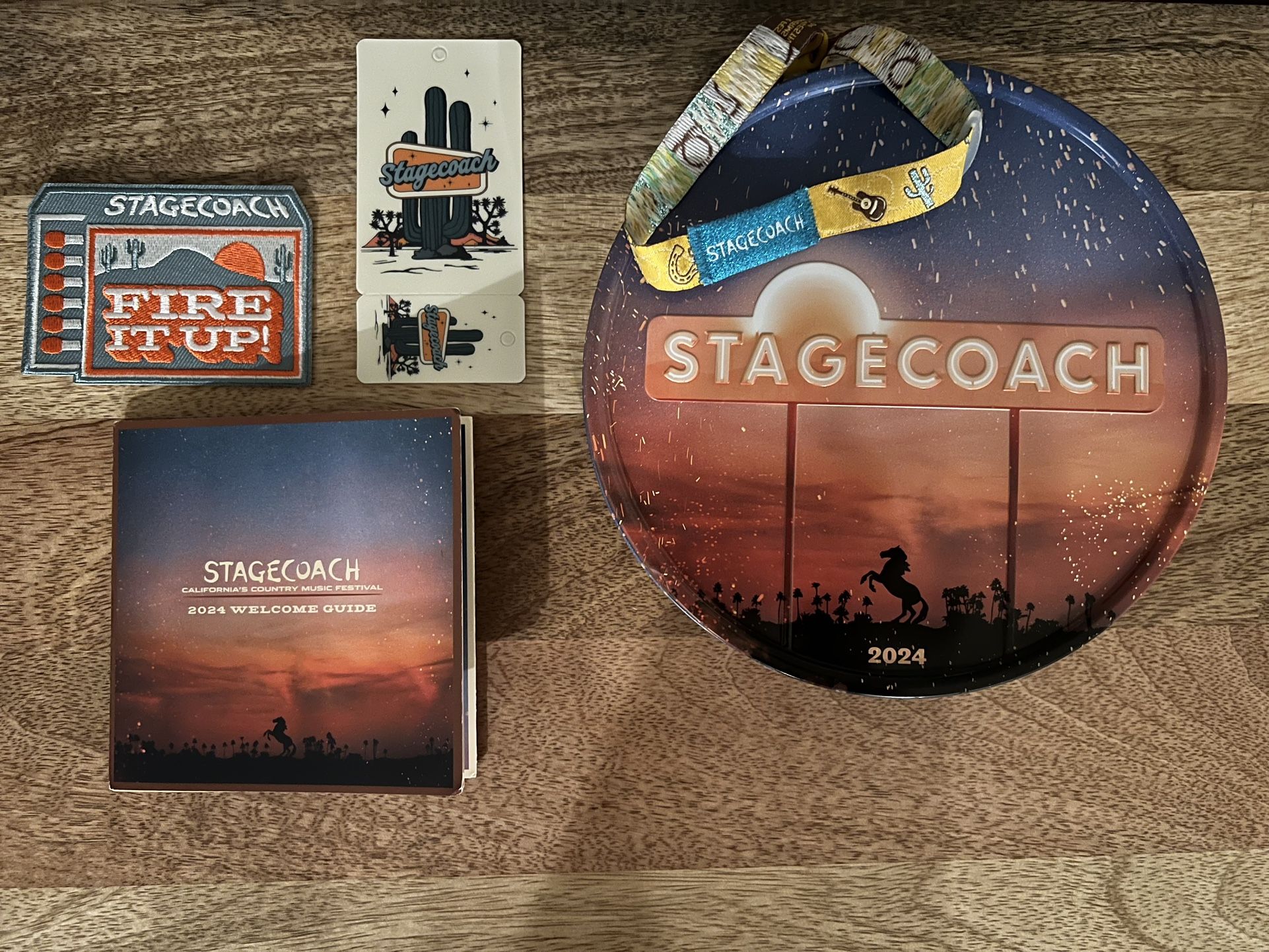 1 GA Stagecoach Wristband