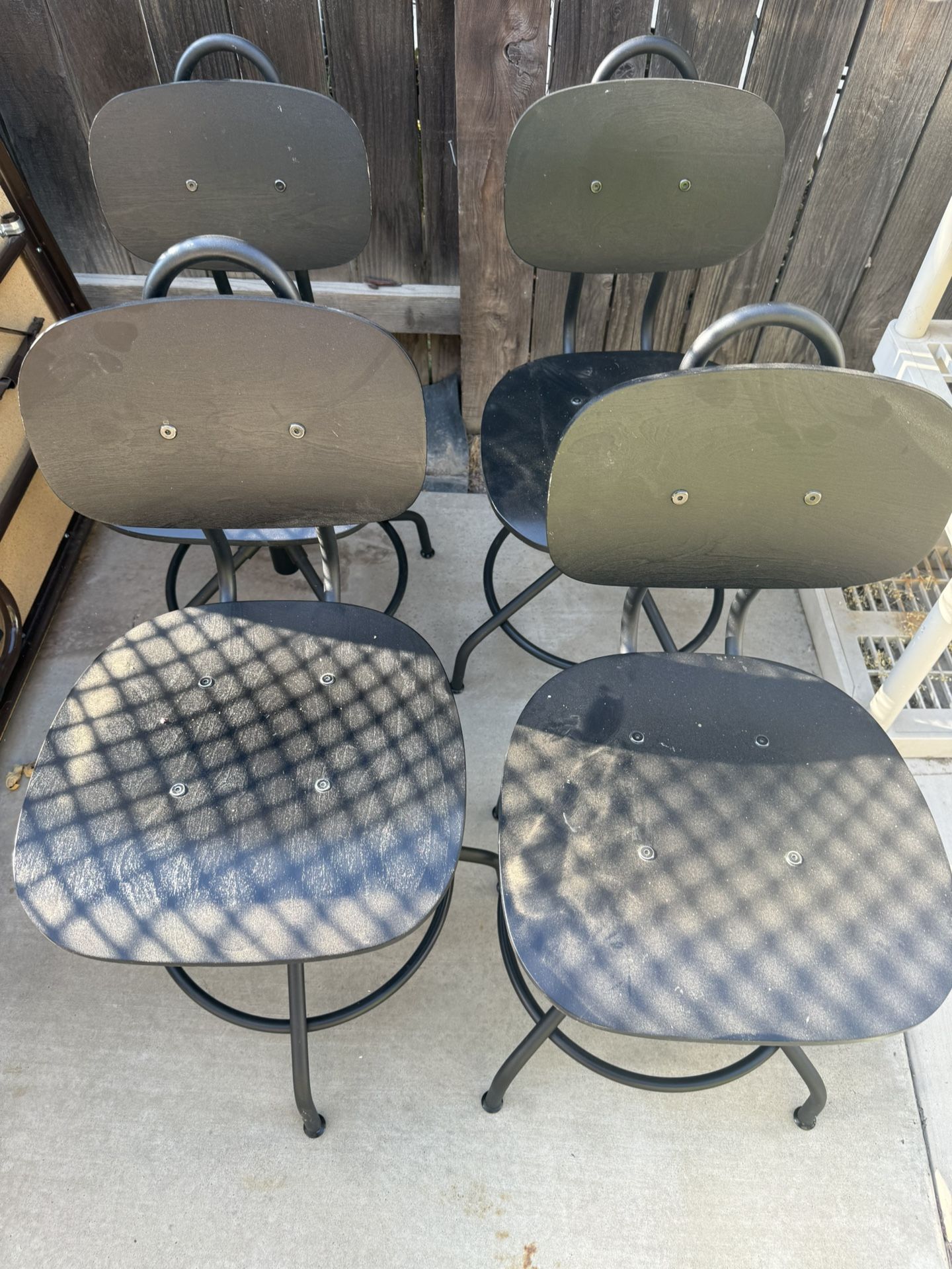 Four IKEA Swivel Chairs