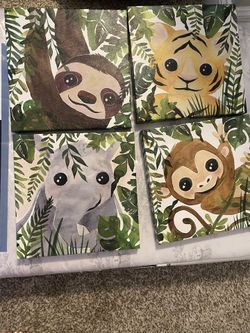 Canvas For Nursery Baby Room