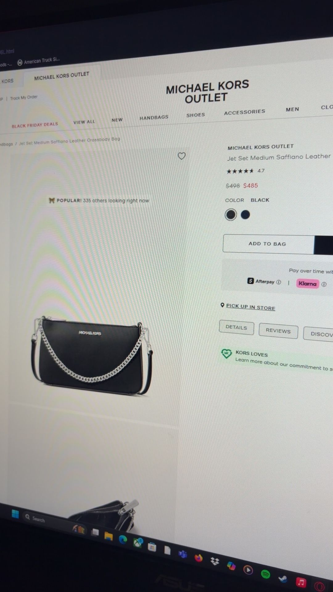 MICHAEL KORS OUTLET Leather Crossbody Bag