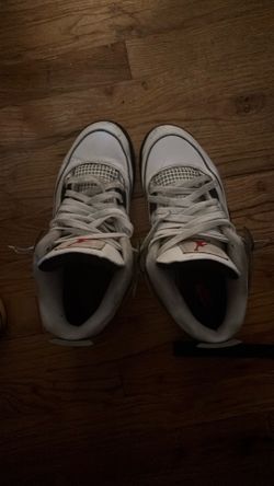 White cement Jordan 4