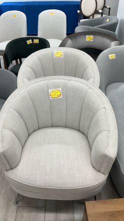 Beige accent chairs