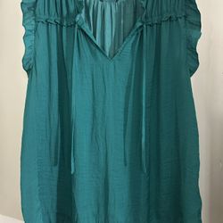 Green Blouse!!! Size XL