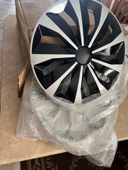 Wheel Covers W/Rings, 4-New 15”