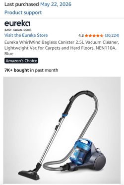 Eureka New Vacuum Aspiradora nueva