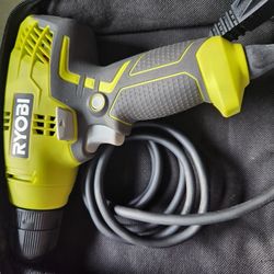 Ryobi Compact Drill Driller Like New With Case