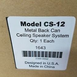 20 CS-12 Ceiling Mount Speakers 