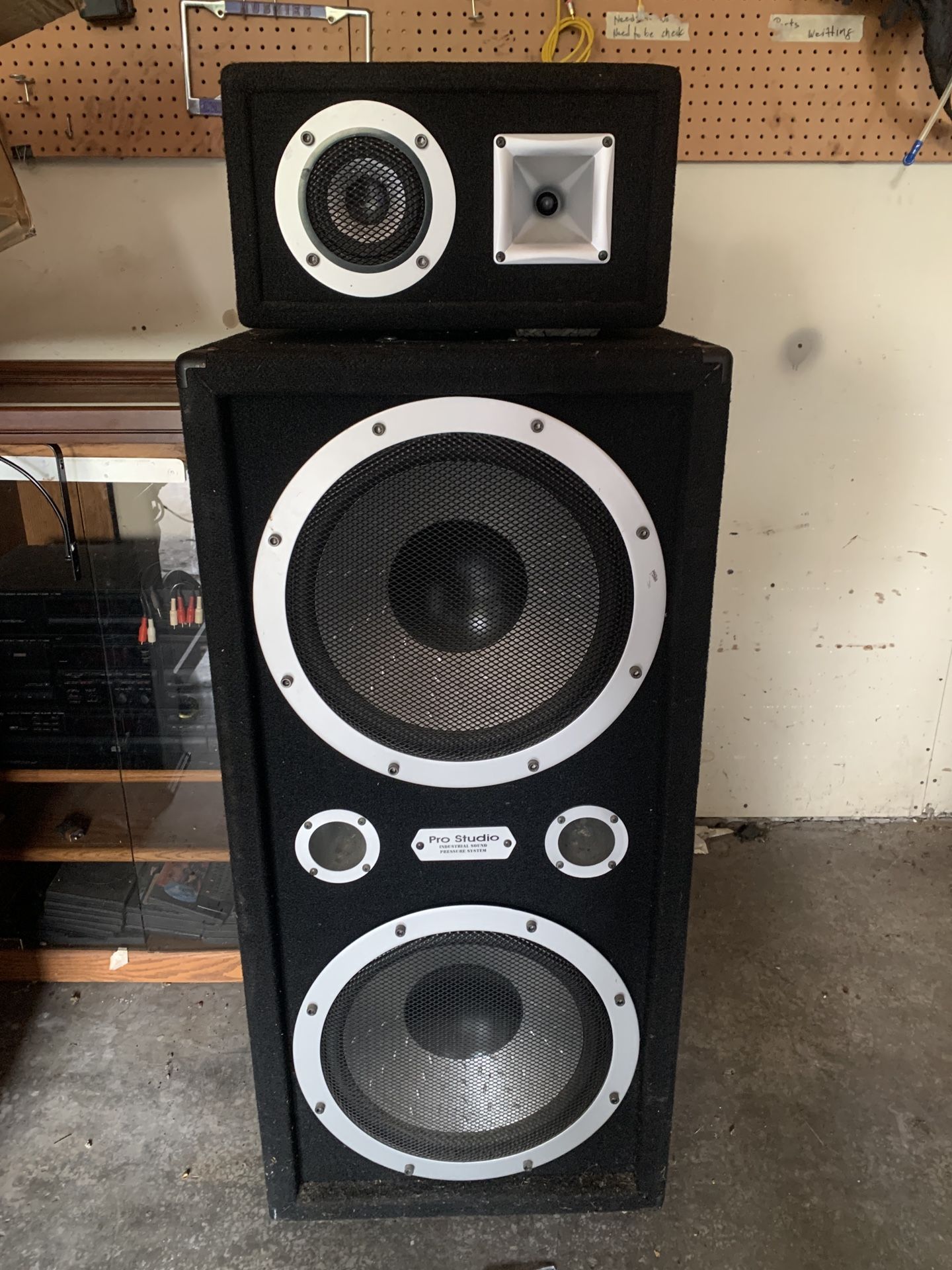 Pair Of Pro Studio Industrial Sound Pressure System