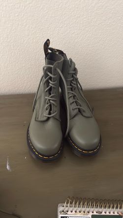 Sage green Dr Martens