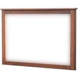Brown dresser mirror