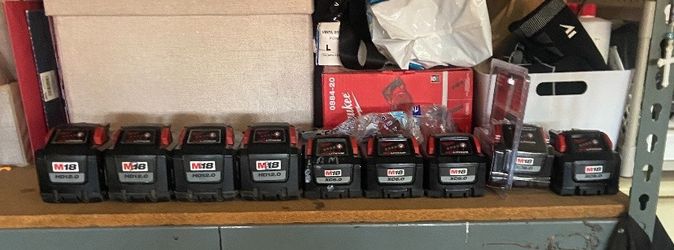 Milwaukee Batteries And Chargers ( Read Description For Prices)