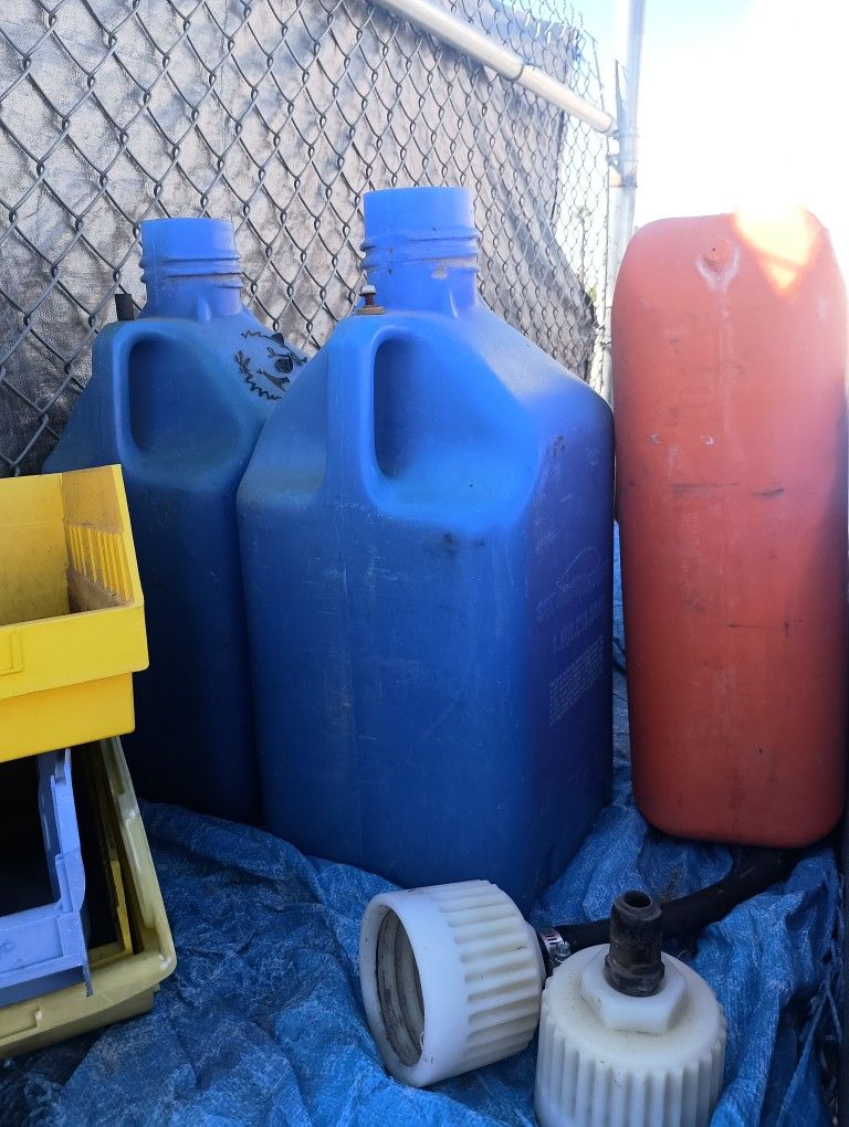 Water. Container.