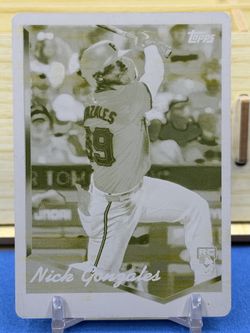 2024 Topps Archives #227 Nick Gonzales Yellow Printing Plate 1/1 Pirates