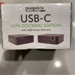 Plugable USB C Dock with 85W Charging Compatible with Thunderbolt 3 and USB-C MacBooks and Select Windows Laptops (HDMI up to 4K@30Hz, Ethernet, 4X US