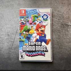 Super Mario Wonder ; For The Nintendo Switch 
