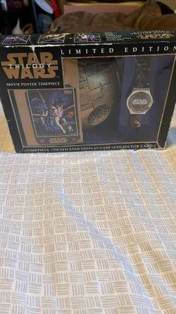 Star Wars Trilogy Movie Poster Time Piece