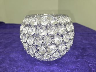Medium Crystal Bowl For Flowers Or Candles