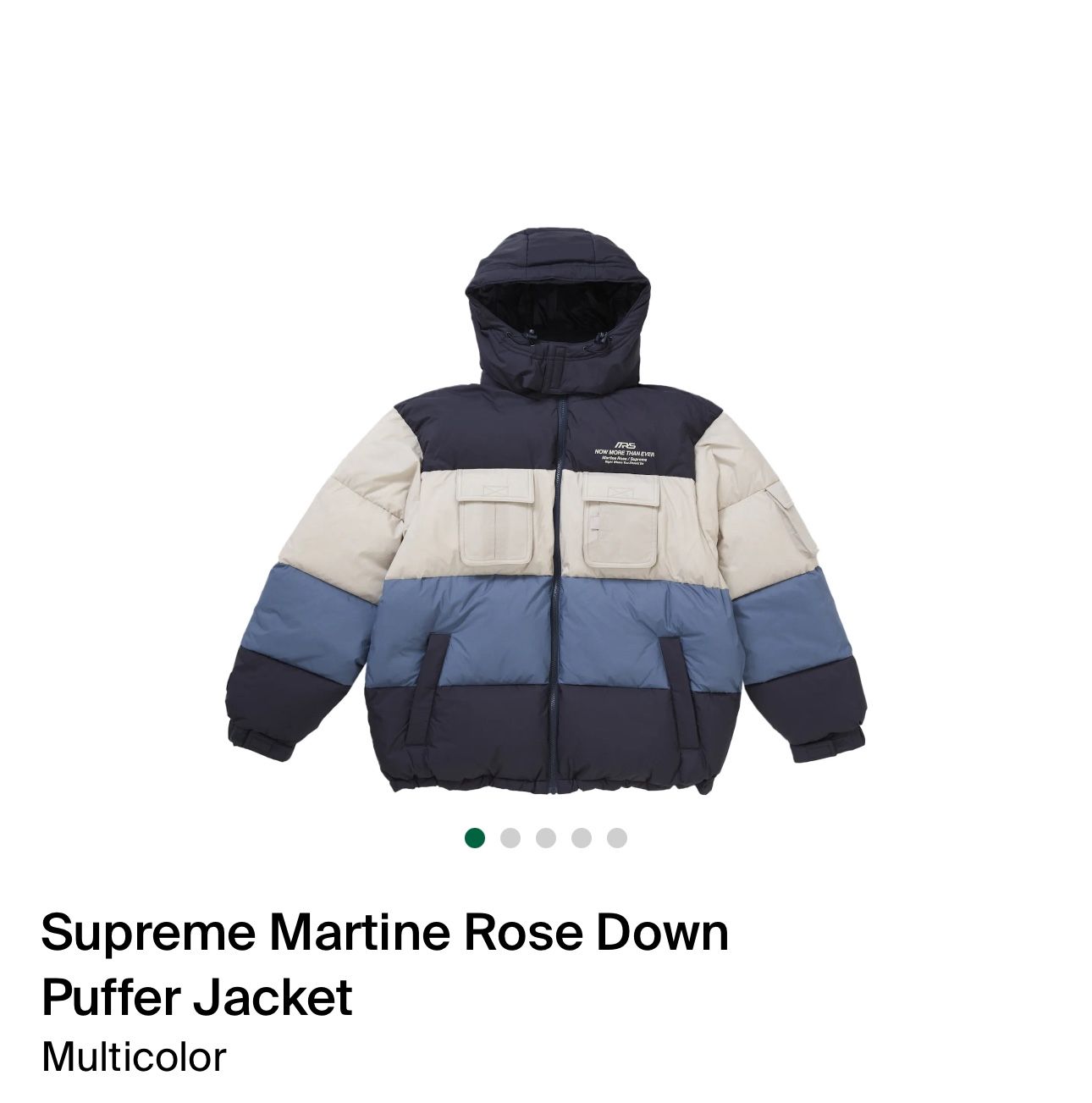 Supreme Martine Rose Down Puffer Jacket