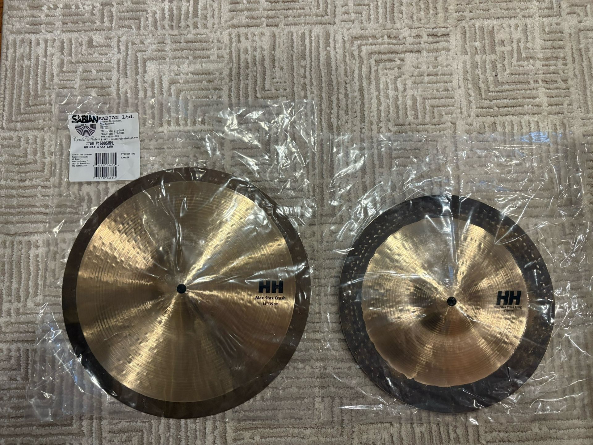Sabian HH Low Max Stax Cymbal Pack