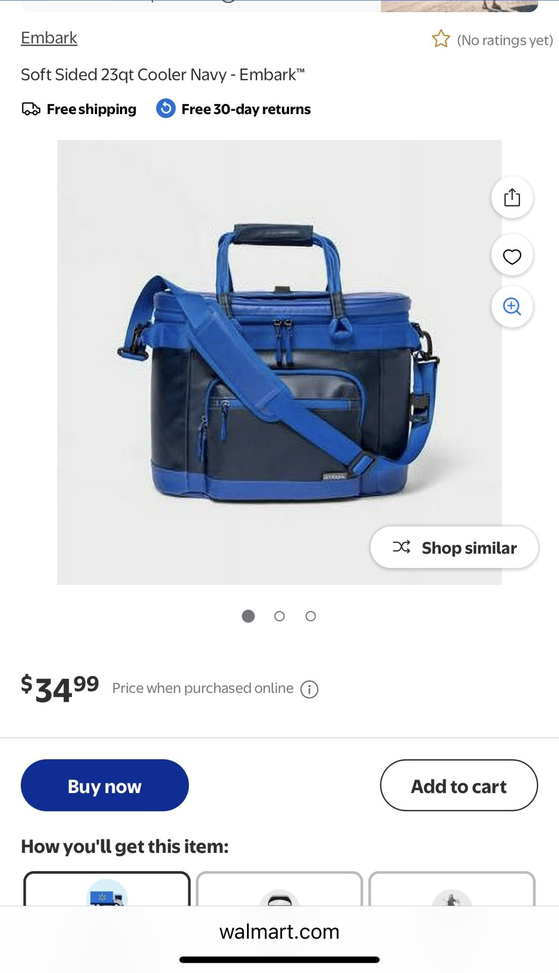Summer Brand new Embark 23qt travel cooler bag