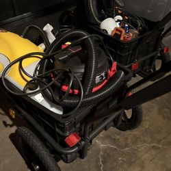 Car detailing setup