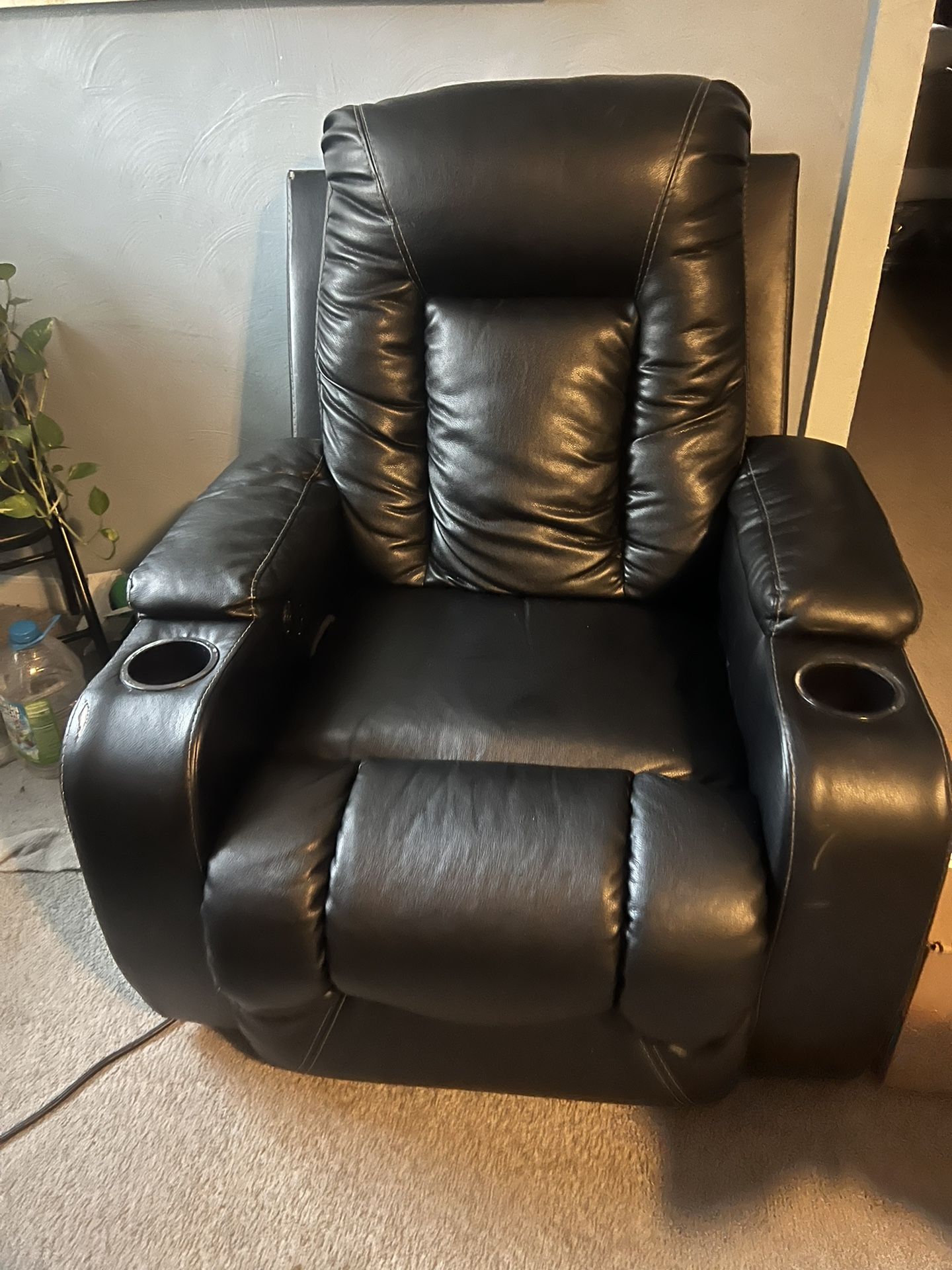 Electric Leather Recliner