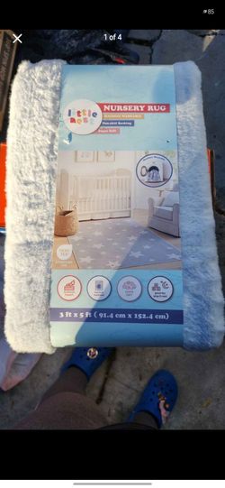 Little Nest Nursery Rug, Stars, 3' x 5