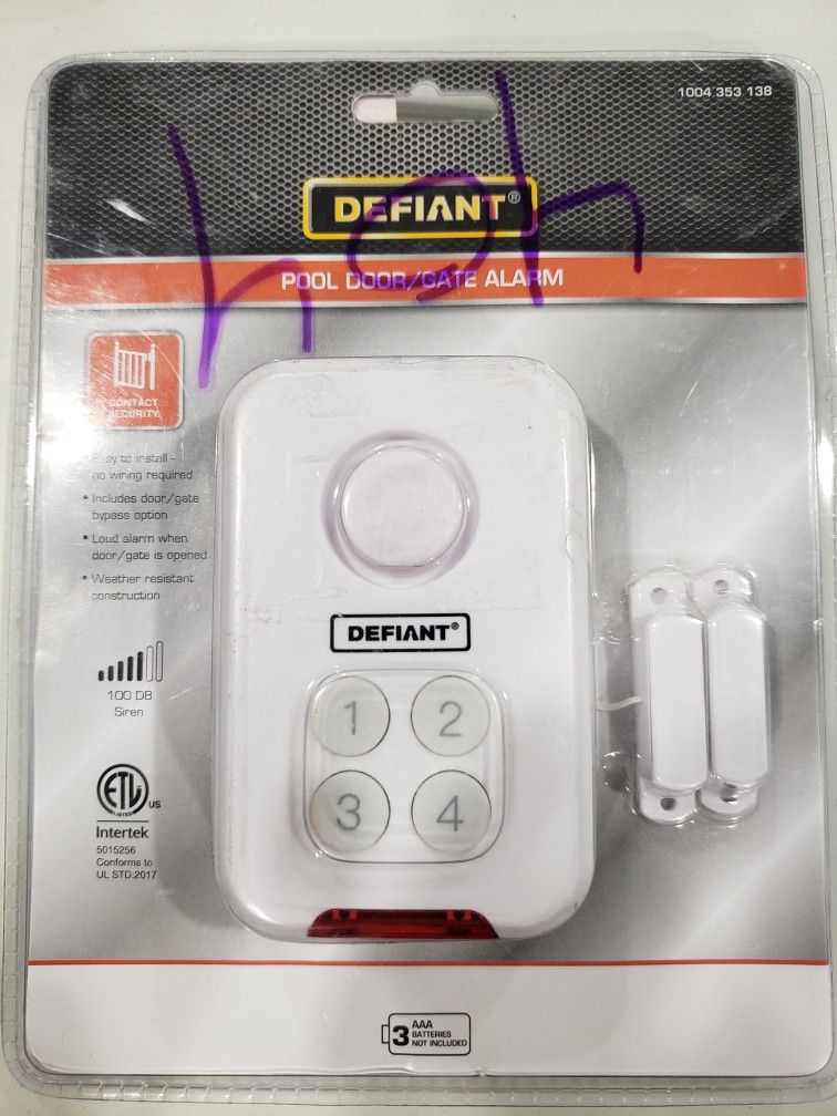 Defiant Pool Door/Gate Alarm