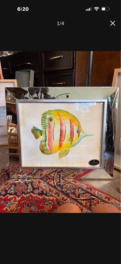 Fish, Art Uttermost 21 by 18 mirror