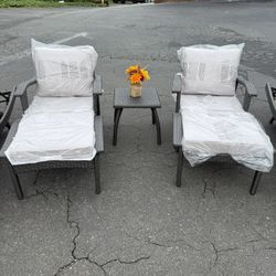 Brand new Honolulu PE Chat Set, 5-Pcs Set, Grey