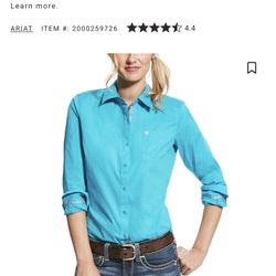 Ariat Teal Women’s Shirt
