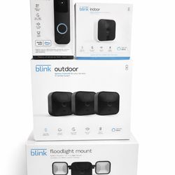Brand new sealed Blink home security bundle. Everything is unopened and ready to install.