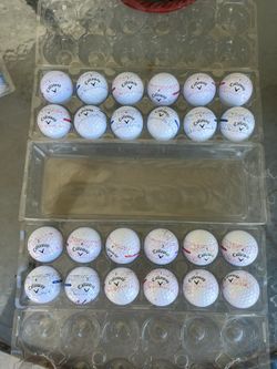 2 dozen Callaway supersoft splatter golf balls