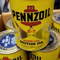 Vintage Full Pennzoil Can