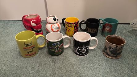 Various coffee mugs