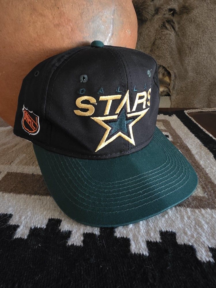 Vintage Black & Green Dallas Stars Sports Specialities Snapback Hat 