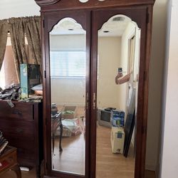 Vintage Mirrors Doors Cabinet & Drawers 