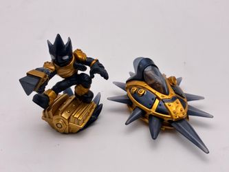 Skylanders SuperChargers Dark Spitfire & Dark Hot Streak Vehicle Bundle Lot