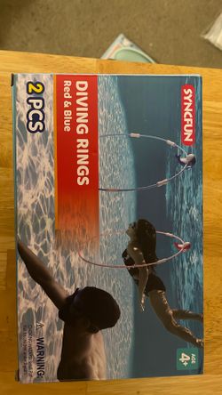 Diving Rings Red And Blue 
