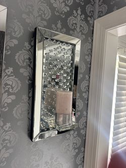 Z Gallerie Glam Decor Set — Wall Art, Mosaic Vase & Crystal Sconce