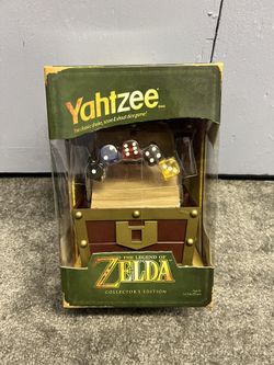 Yahtzee The Legend Of Zelda Collector's Edition Board Dice Game New