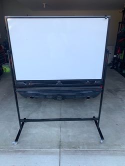 Magnetic White Board on Wheels