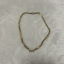 Angel Number rope chain choker Necklace 14k Gold over Silver 14" Chain 